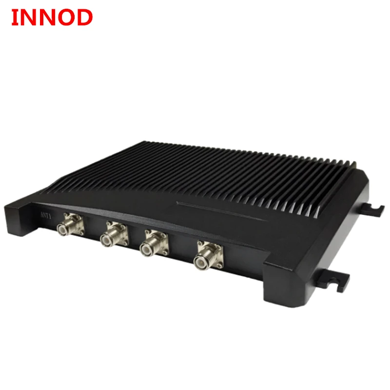 

long range rfid readers uhf read 15m 860Mhz-960Mhz impinj chip 4 ports antenna uhf rfid epc gen2 card reader 300tags/second