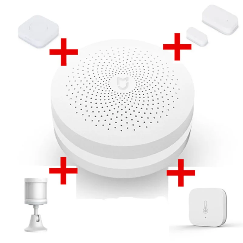 

Xiaomi Aqara Smart Home Kit Mijia Gateway Hub Human Body Sensor Wireless Switch Temperature Humidity Water Leakage alarm set
