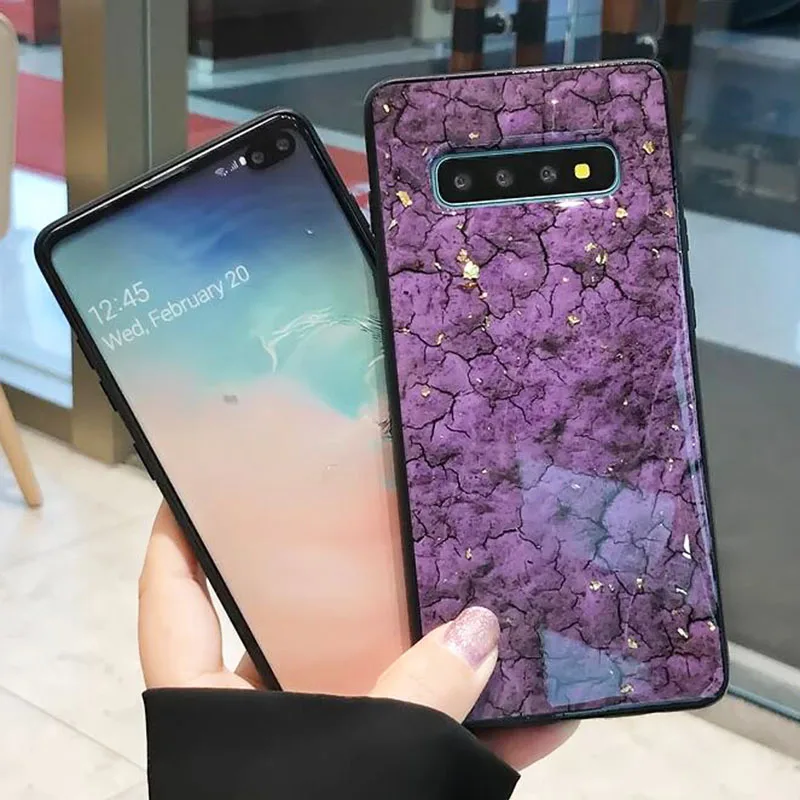 Роскошный блестящий чехол из золотой фольги для телефона Samsung Galaxy A6 Plus A5 2017 A6S A8S A8
