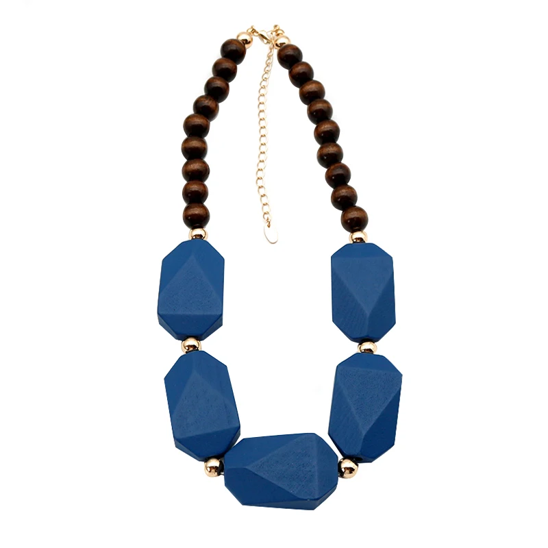 Chunky Bead Necklace Biscuit tones | Oxfam Shop