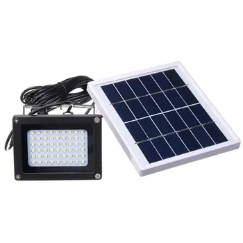 

Quality 54 LEDs Floodlight Solar Sensor Lamp Light Waterproof IP65 Outdoor Emergency Security Garden Street Flood Light