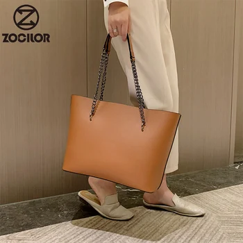 

Fashion Solid Color PU Leather Shoulder Bags For Women Chain High Capacity Handbags Travel Luxury Hand Bag Female Shoulder Bag