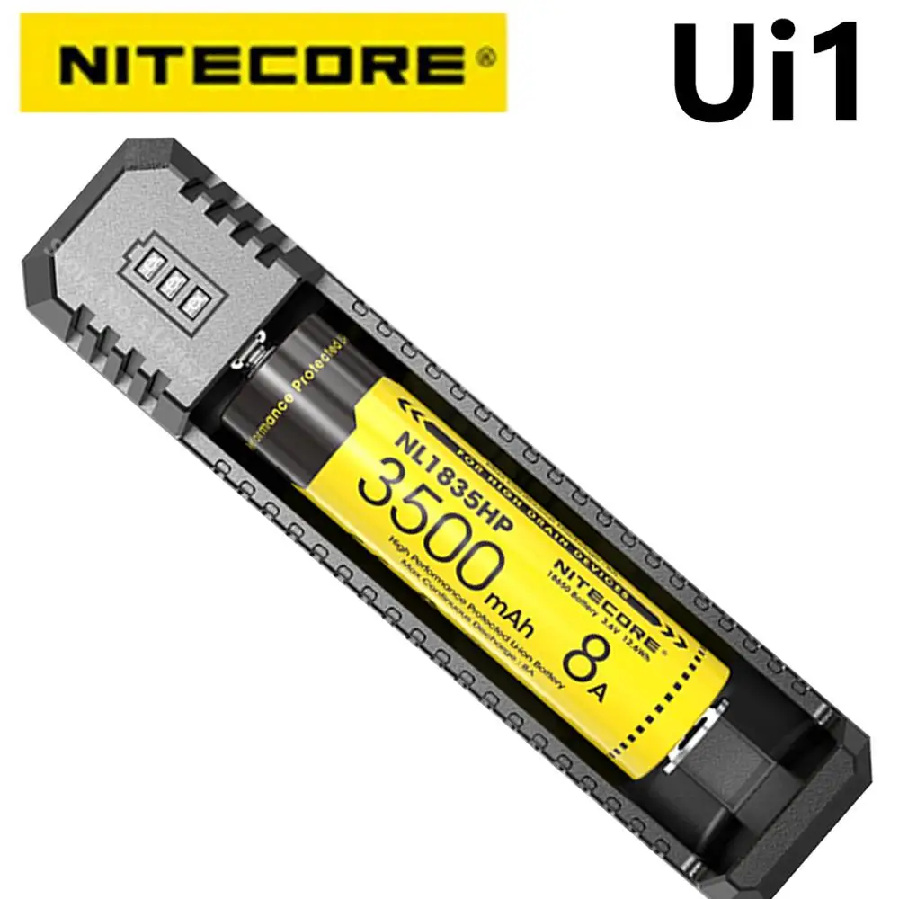 NITECORE UI1 Portable USB Li-ion Battery Charger DC 5V/1A 5W Li-ion/IMR 21700 Battery Recharger battery charger,battery charger adapter