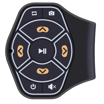 

Steering Wheel Motorcycle Button Car Bicycle Remote Control Smartphone Bluetooth Accessories Media X09