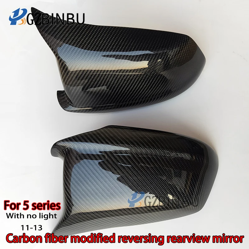 

For BMW 5 Lens hood 5 series F10 In the early Car rearview mirror/shell 520 530 535i Carbon fiber rear view mirror shell