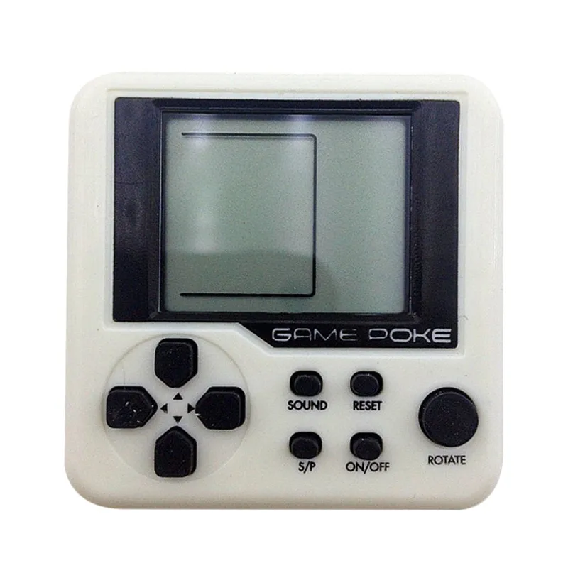 Game Consoles Retro Mini Puzzle Children Russian Box Game Console Portable LCD Players Educational Electronic Toys Random Color