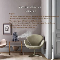 220ML Vintage Stone Man Air Humidifier USB Water Purification Mist Maker Fogger Ultrasonic Cool Aromatherapy Diffuser for Home 2