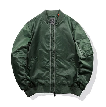 

New Mens Casual Jacket Army Military Flight Pilot Bomber Jackets Mens Spring Autumn Outerwear Military Jacket Big Size 4XL