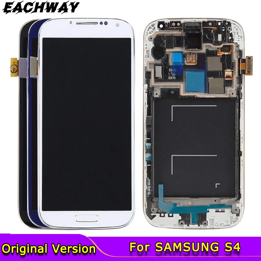 Черный высокое качество ЖК-дисплей для Samsung Galaxy S4 дисплей GT-I9505 I9500 I9505 I9506 i337