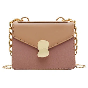 

Elegant Female Small Flap Bag 2020 Fashion New Quality PU Leather Women's Designer Handbag Lock Chain Shoulder Messenger Bags