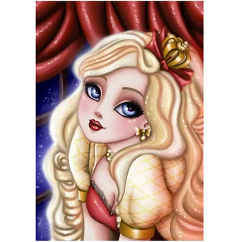 

5D DIY Diamond Painting cartoon big eyes girl Full Square/Round Embroidery Sale Picture Rhinestone Diamond Mosaic Home Decor