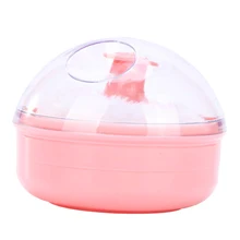 Косметический инструмент детская мягкая пудра для тела спонж с коробкой Контейнер Чехол