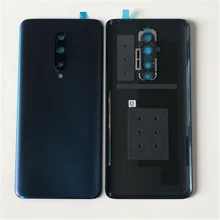 Axisinternational для 6,6" OnePlus 7 Pro стеклянная задняя крышка для батареи чехол Корпус+ рамка для камеры+ стеклянный объектив+ вспышка+ клей