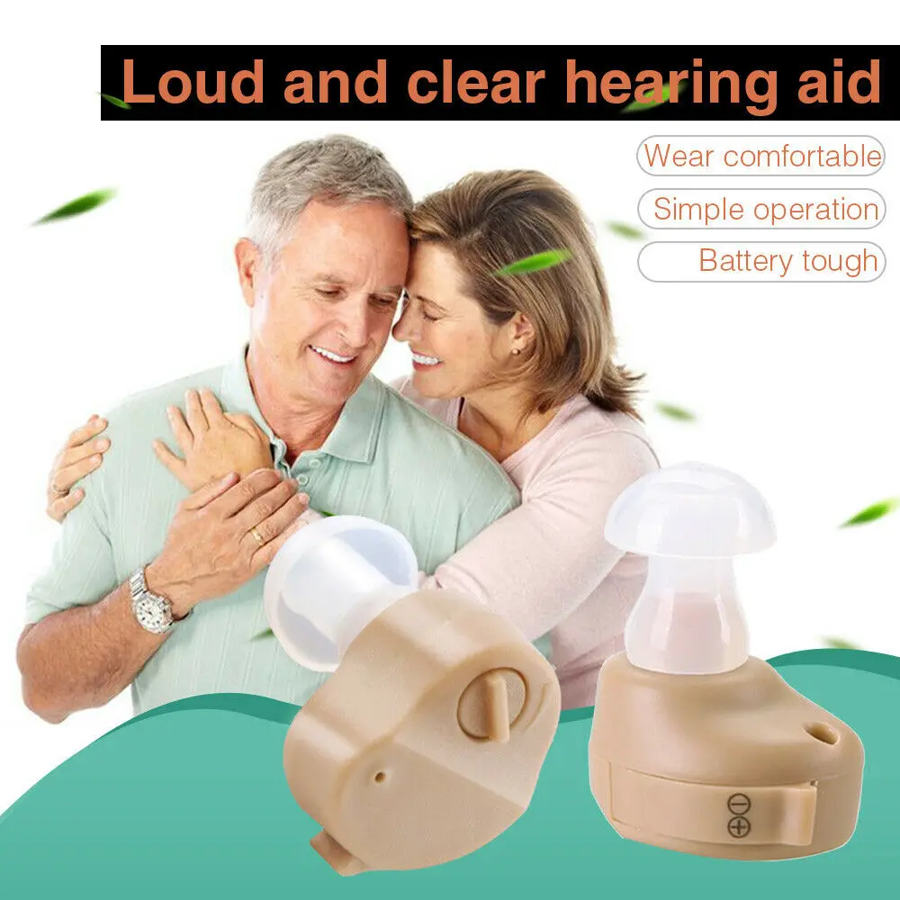 

Invisible Digital Mini Ear Hearing Aid Enhancer Sound Voice Amplifier 2019