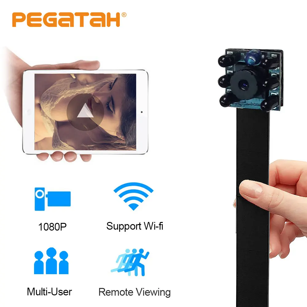 IP камера видеонаблюдения 1080P Wi Fi 128 ГГц с ИК|Компактные видеокамеры| |