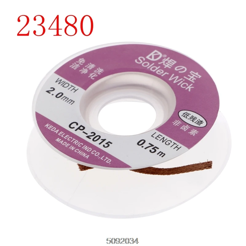 5 ft 1.5mm Desoldering Braid Solder Remover Wick CP-1515 1PC 77UC