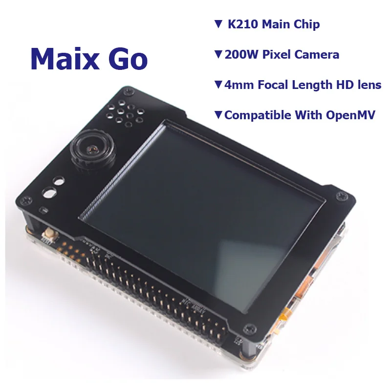 Sipeed MAIX GO K210 AI Pocket Deluxe полнофункциональная макетная плата с оболочкой бортовой отладчик с бинокулярной камерой