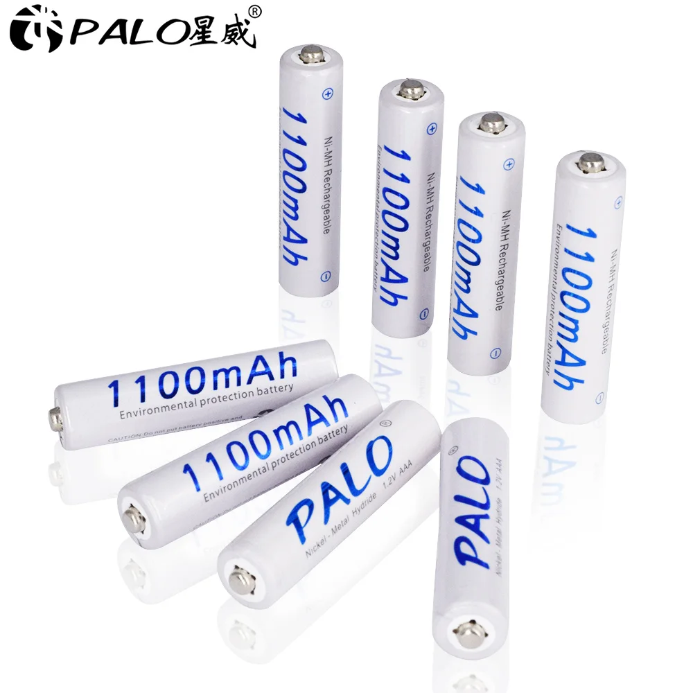 2-16 шт AAA 1100mAh ni-mh аккумуляторная батарея AAA 3A ni mh nimh 1,2 V 1,2 Вольт Оригинальные аккумуляторы высокой емкости тока