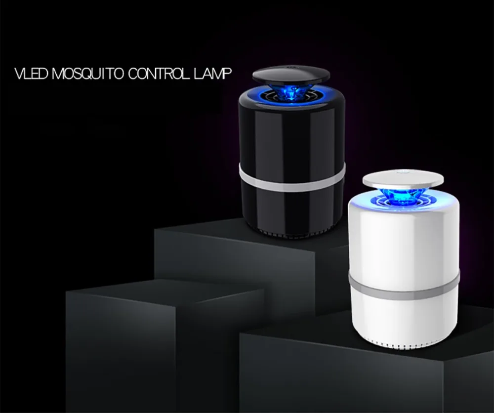 OUTAD USB Electric Mosquito Killer Lamp Photocatalysis Mute UV Night Light Fly Traps Health For Baby Home Use