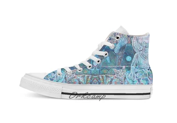 

Spirit of Surrender Custom Casual High Top lace-up Canvas shoes sneakers Drop shipping