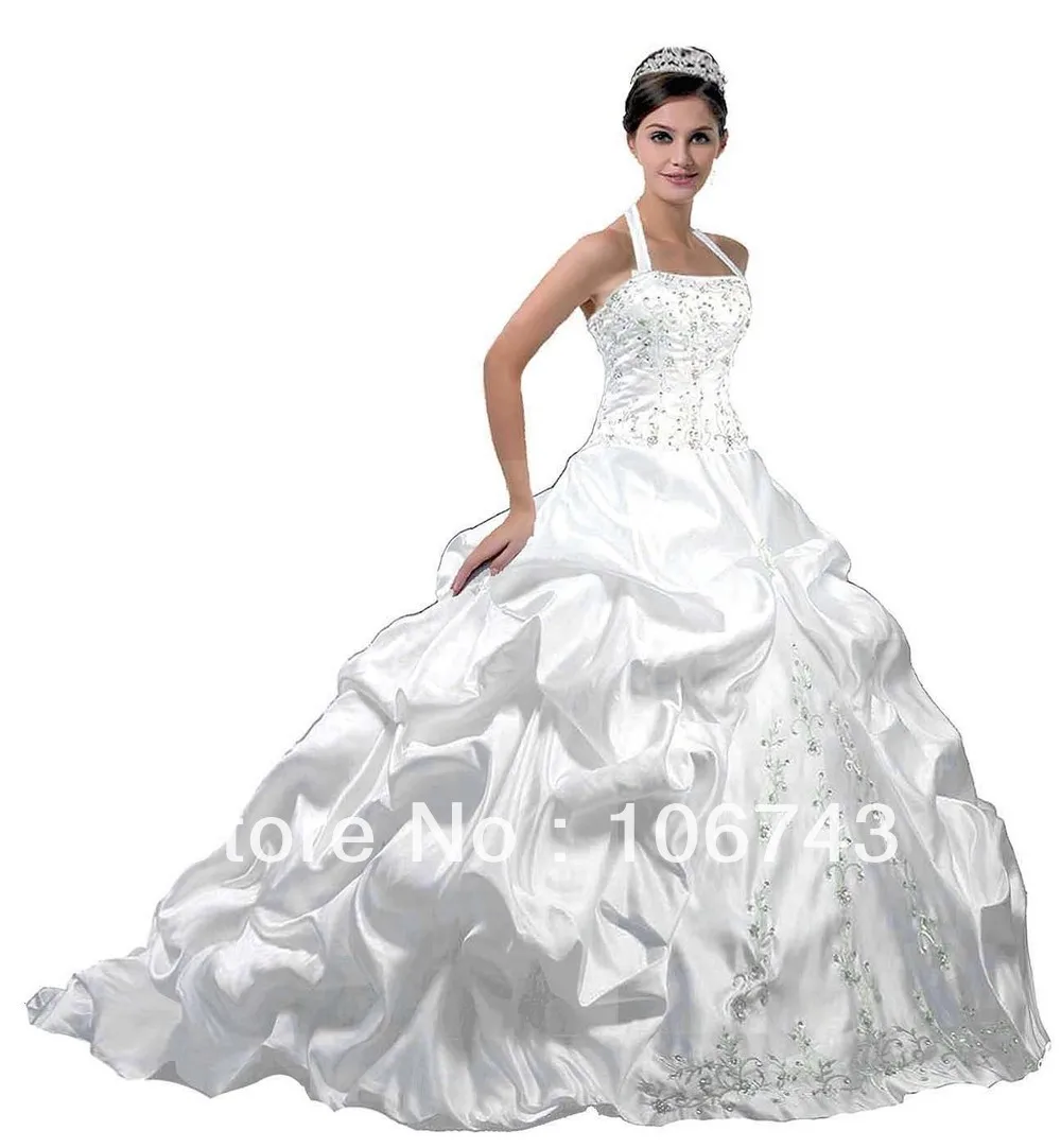 

free shipping vestido de noiva 2018 robe de mariee Hot-Sale Satin Brides In custom Size bridal gown mother of the bride dresses