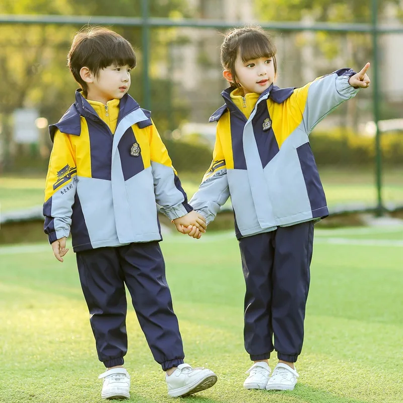 

Set Kindergarten Young STUDENT'S School Uniform Kindergarten Suit Spring And Autumn Winter Loaded B Class Shanghai Children Busi