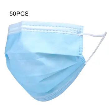 

1/10/20/50 Disposable 3-Ply Face Mask Anti Dust Protective Filter Mask For Men And Women Pm2.5 Anti-Fog And Dustproof Mask