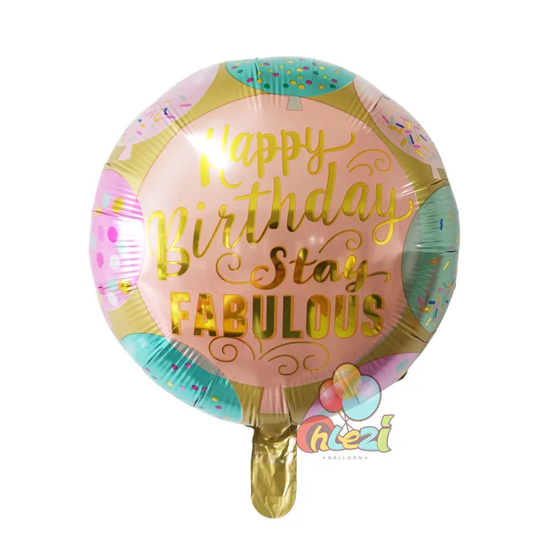 Buy 'Happy Birthday' Heart Helium Balloon Bouquet (Delivery Included