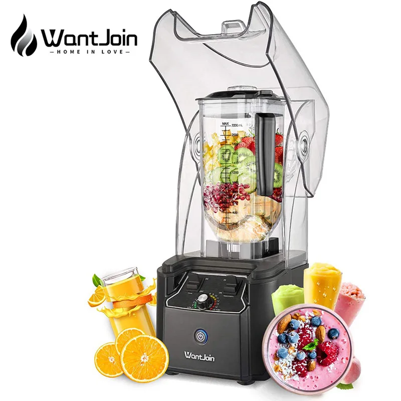 WantJoin SoundProof блендер Электрический смузи для кухни соковыжималка миксер еды со