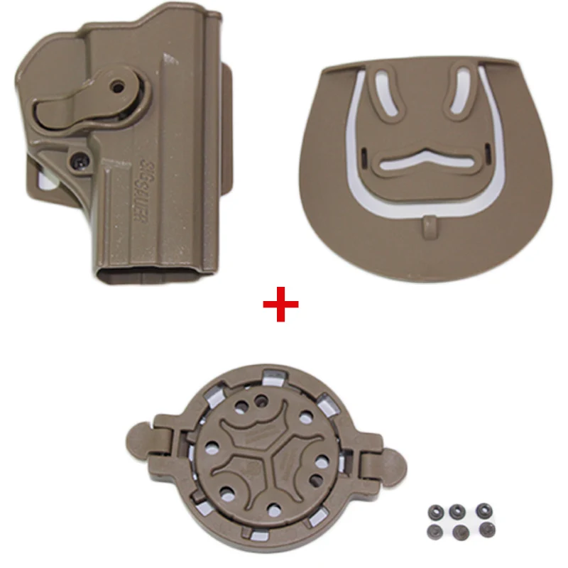 Type 2 Тактический Пистолет ружье для страйкбола кобура для Sig Sauer Pro SP2022/SP2009 Molle CQC Strike платформа-адаптер Аксессуары для горной охоты - Цвет: Type 2