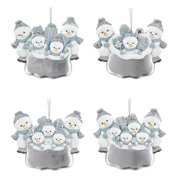 

2020 Quarantine Christmas Decoration DIY Personalized Snowman Christmas Tree Hanging Ornament Pendant For Family Blessings