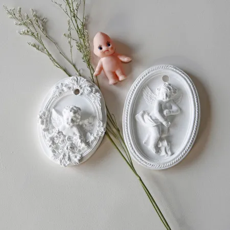 New Flower Angel DIY Soap Silicone Mold 3D Craft Fairy Polymer Clay Candle Soap Moulds Chocolate Fondant Cake Decorating Tools