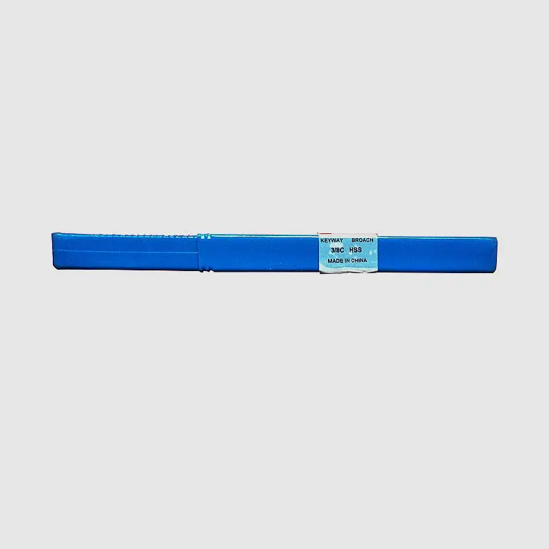 HSS Broach 3/8 C Push-Type Keyway Broach Inch Size Cutting for CNC Machine Tools with Shims