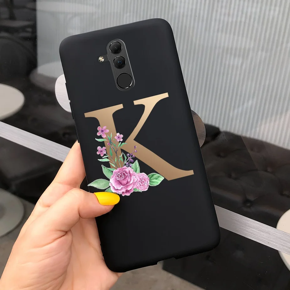 Cute Silicone Letter Phone Case - Soft Protective Cover