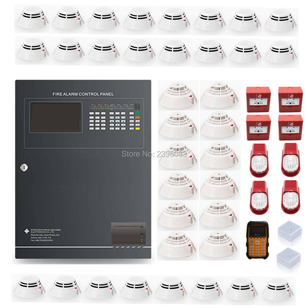 

200 Points one loop Addressable fire alarm control panel