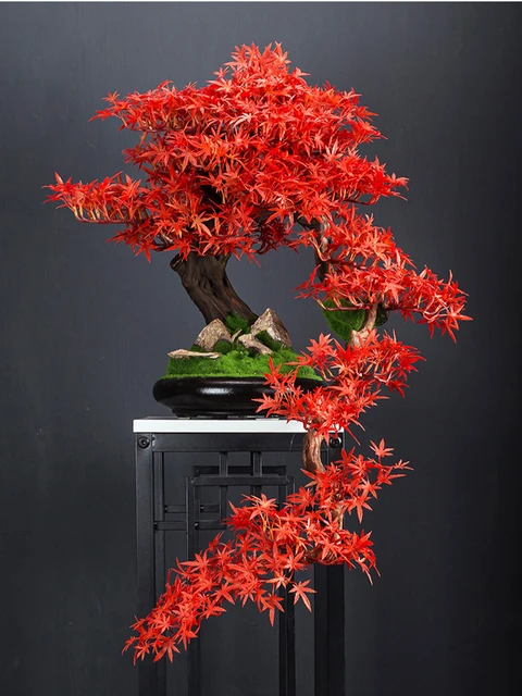 Home Dector simulato benvenuto pino Bonsai decorazione soggiorno albero  finto ornamenti per piante in vaso scenario artificiale estetico -  AliExpress