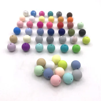 

Wholesale 100% Safety BPA Free Baby Soft 20MM Loose Silicone Beads For Teething 100pcs baby teether