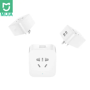 

Xiaomi Mijia Smart Plug Socket Enhanced Dual USB Fast Charger ZigBee/Basic Socket No USB Wireless WiFi Mi Home APP Control