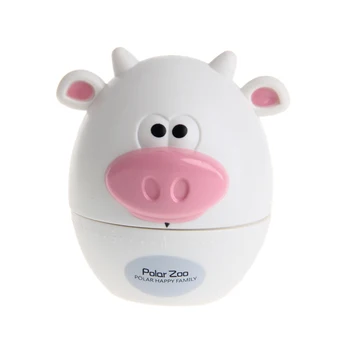 

Bear Cow Timer Mechanical Wind Up 60 Minutes Kitchen Gadget Novelty