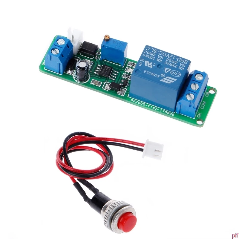 

DC 12V Timing Timer Delay Turn OFF Switch Relay Module 1~10s Adjustable