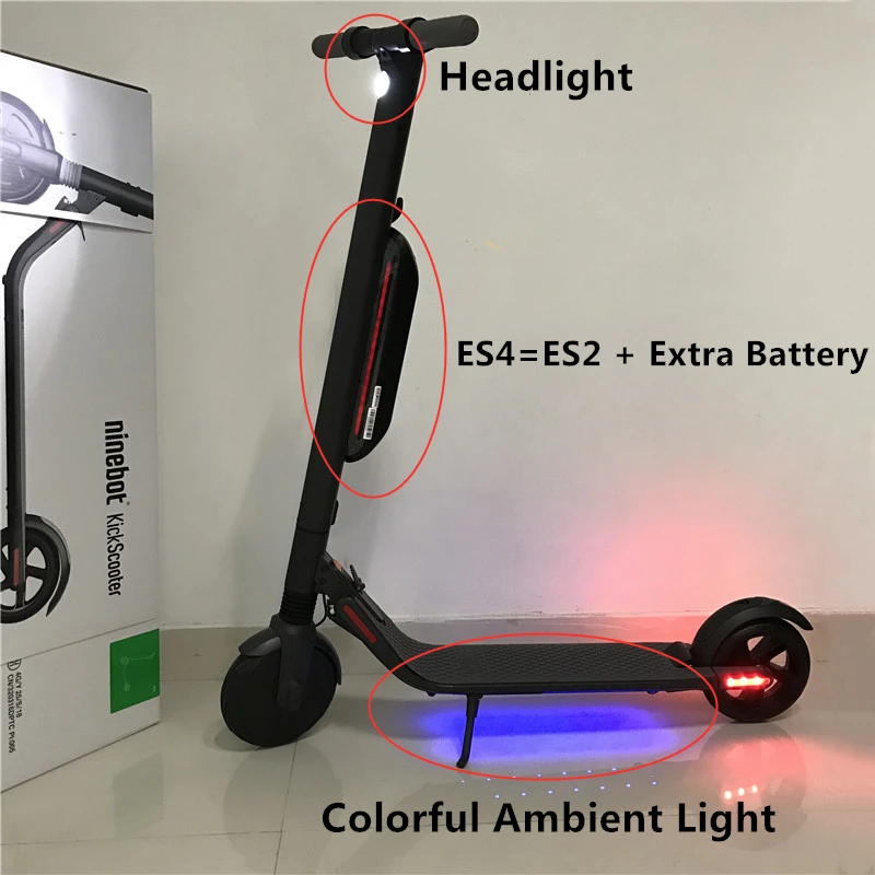 Ninebot KickScooter ES4/ES2 умный электрический скутер версия 1,5 складной e скутер легкий скейтборд длинная доска ЕС