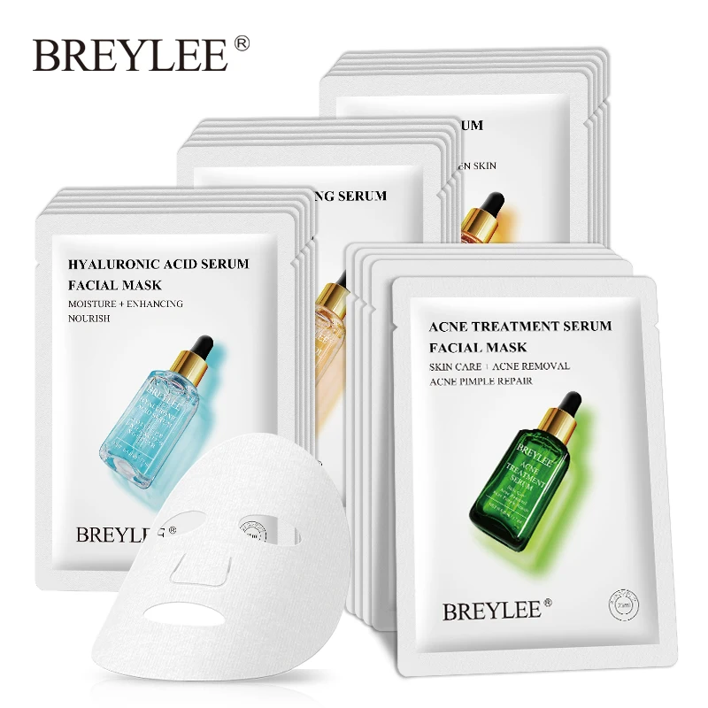 BREYLEE-Face-Mask-Collagen-Facial-Sheet-Mask-Retinol-Acne-Treatment-Serum-Whitening-Moisturizer-Skin-Care-Anti