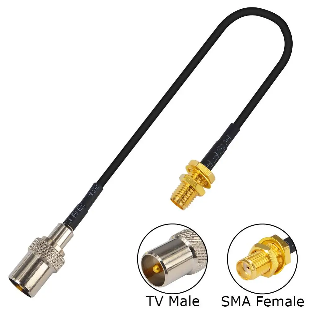 RF коаксиальный кабель в сборе IEC DVB T TV PAL штекер гнездо SMA адаптер удлинитель