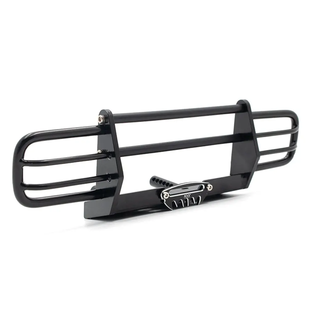 

KYX Racing CNC Alloy Front Bumper Anti-collision Upgrades Parts for 1/10 RC Crawler Car TRX-4 Axial 90046 Accessories