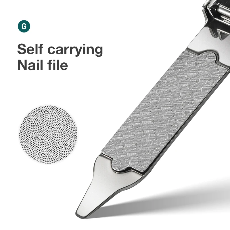 Nail Clippers Set Collapsible Small And Thin Portable Travel Nail Scissor Stainless Steel Manicure Cutter Tools Files