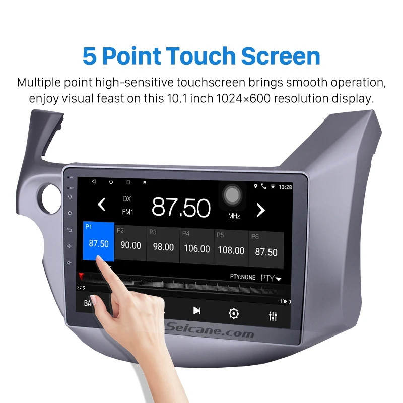 Perfect Seicane 8-core Android 9.0 10.1"Touchscreen Bluetooth 2Din Car Radio GPS for 2007 2002-2013 Honda with Steering Wheel Control 3