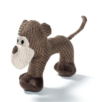 

Small Large Dog Chew Toys Bite Resistant Linen Dog Squeaky Duck Toy for Dogs Interactive Squeak Plush Puppy Dog Toy Pet Supplies