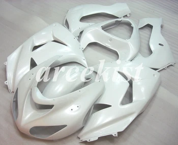 

4 Free Gifts New ABS Motorcycle Full Fairings Kit Fit For Kawasaki Ninja ZX-10R 2006 2007 06 07 10R bodywork set White