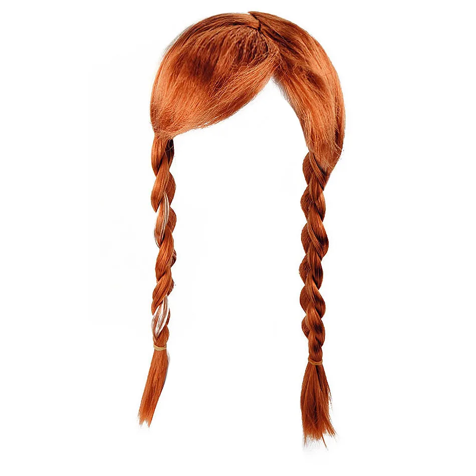 Peruca de princesa elsa e anna para crianças, acessórios de cabelo para  meninas de 3 a 12 anos, tangled, jasmine, pequena sereia, moana, branca de  neve - AliExpress, image size:950x950