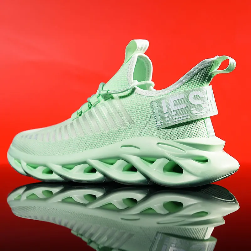 Skup 2019 nowe trampki męskie letnie buty do biegania damskie dla dorosłych trenerzy sznurowane na zewnątrz sportowe wygodne buty sportowe